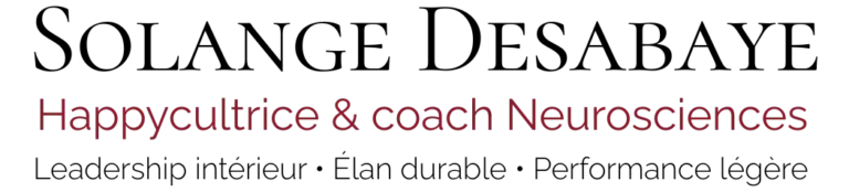 Logo Solange Desabaye – Happycultrice & Coach Nerosciences - leadership intérieur - Élan durable - Performance légère